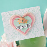 Spellbinders Classic Mouse Wedding Sentiments Press + Foil Plate & Die Set