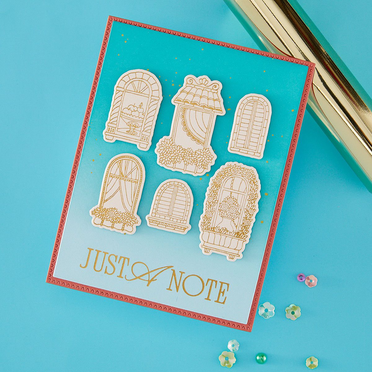 Spellbinders Timeless Greetings Press + Foil Plates