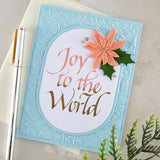Spellbinders Upright Italic Holiday Sentiments Press + Foil Bundle by Paul Antonio