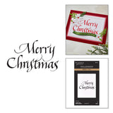 Spellbinders Upright Italic Holiday Sentiments Press + Foil Bundle by Paul Antonio