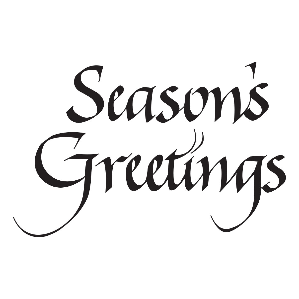Spellbinders Upright Italic Holiday Sentiments Press + Foil Bundle by Paul Antonio