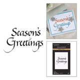 Spellbinders Upright Italic Holiday Sentiments Press + Foil Bundle by Paul Antonio