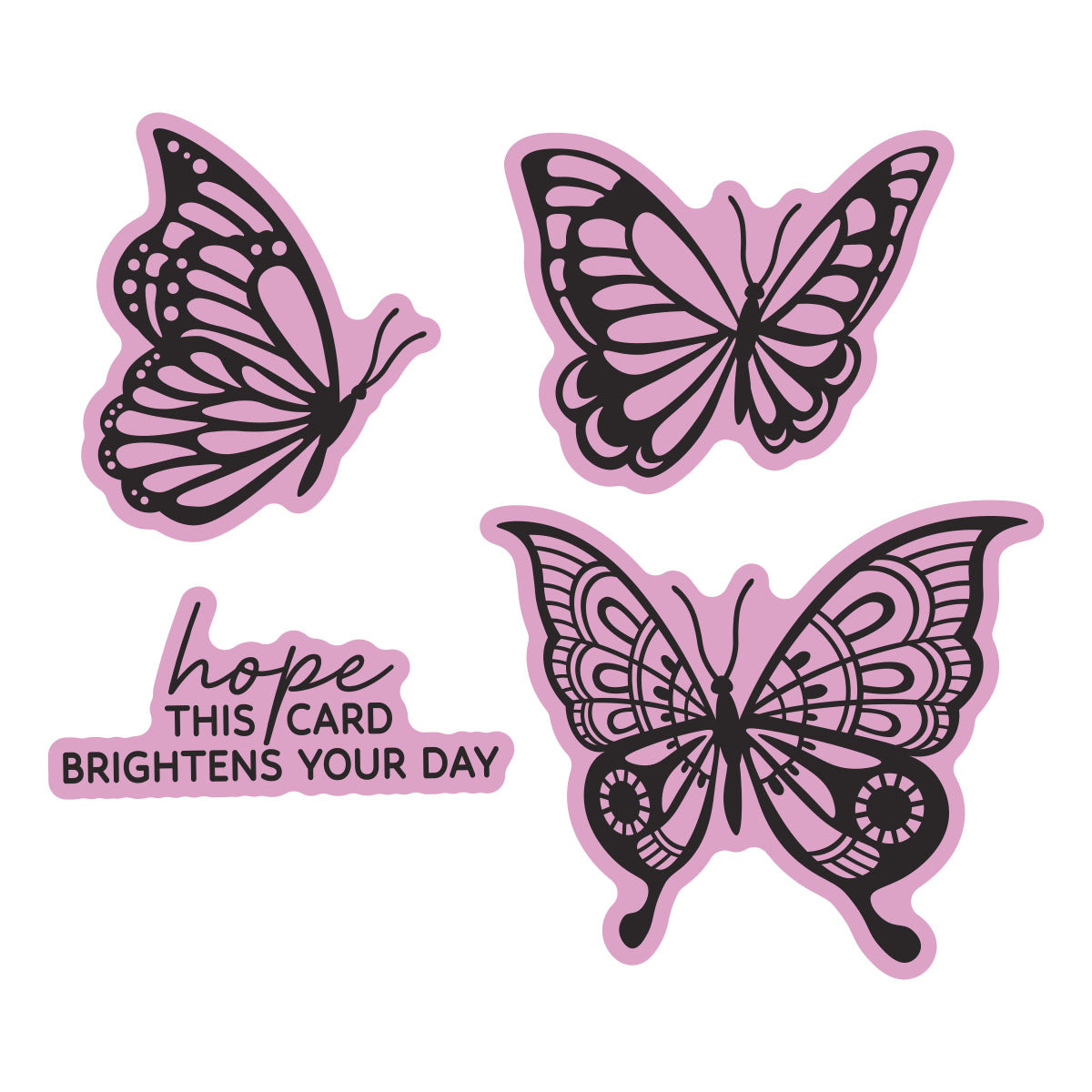 Spellbinders Bright Butterflies Press + Foil Plate & Die Set