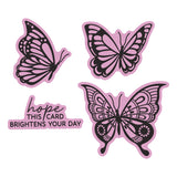 Spellbinders Bright Butterflies Press + Foil Plate & Die Set
