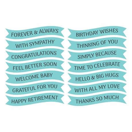 Spellbinders Signature Sentiments Press + Foil Plate & Die Set - 9/23 Consumer Launch