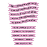 Spellbinders Holiday Banner Greetings Press + Foil Plate & Die Set - BP-376