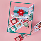 Spellbinders Holiday Banner Greetings Press + Foil Plate & Die Set - BP-376