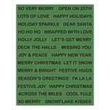 Spellbinders Snowflake Kisses Sentiments Press + Foil Plate & Die Set by Lisa Horton - BP-377