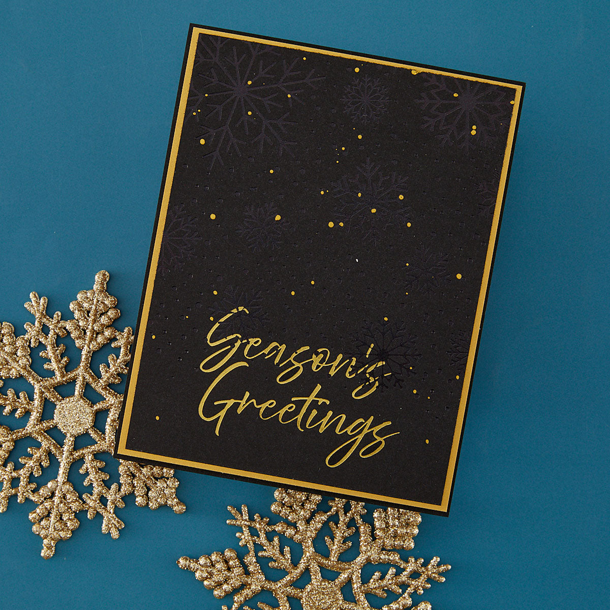 Spellbinders Winter Peace Press + Foil Plate & Die Set