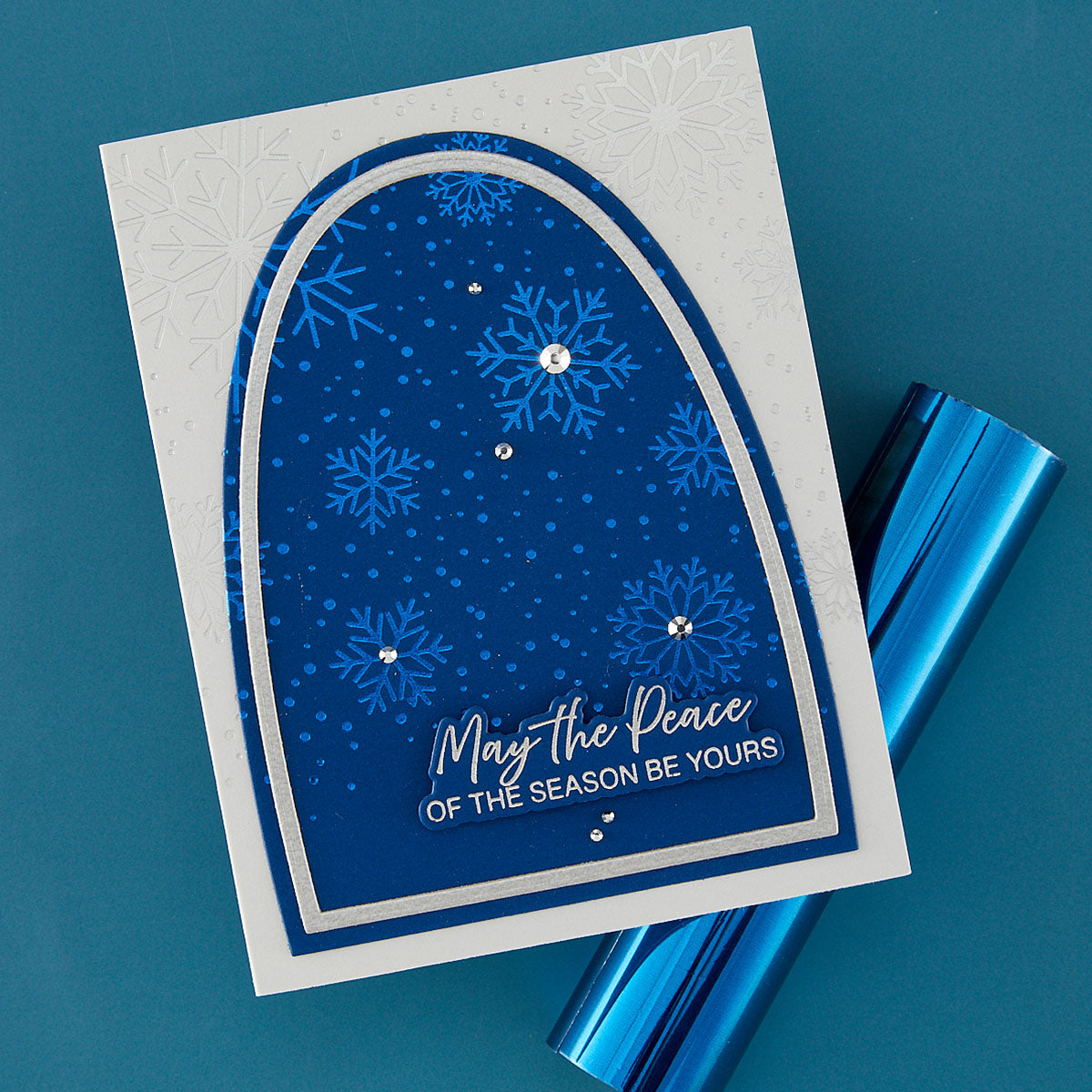Spellbinders Winter Peace Press + Foil Plate & Die Set
