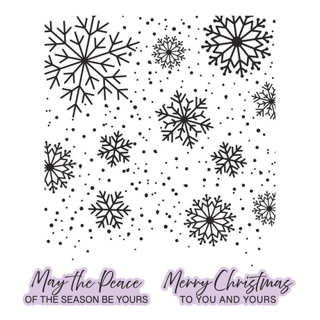 Spellbinders Winter Peace Press + Foil Plate & Die Set