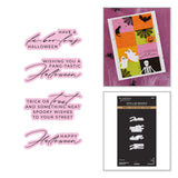 Spellbinders Happy Halloween Sentiments Press + Foil Plate & Die Set by Yana Smakula - BP-381