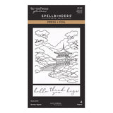 Spellbinders Scenic Kyoto Press + Foil Plates by Alex Syberia BP-383