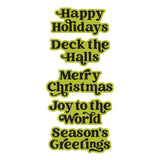Spellbinders Joyful Christmas Sentiments Press + Foil Plate & Die Set by Simon Hurley - 9/23 Consumer Launch