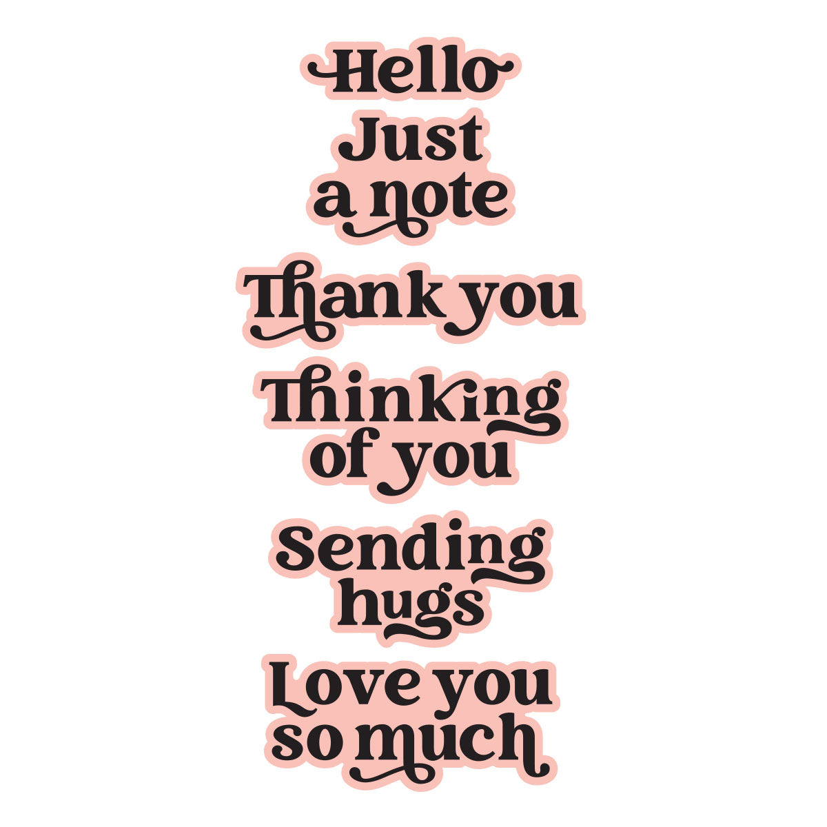 Spellbinders Must-Have Sentiments Press + Foil Plate & Die Set by Simon Hurley - 9/23 Consumer Launch