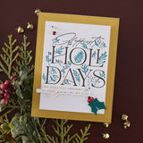 Spellbinders Happiest Holidays Registration Press Plate Set from the City Holiday Collection by Yana Smakula