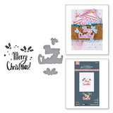 Spellbinders Starry Merry Christmas Registration Press Plate & Die Set from the Starry Holiday Collection by Dina Wakley