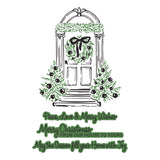 Spellbinders Festive Evergreens Registration Press + Foil Plate & Die Set