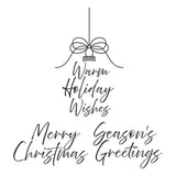 Spellbinders Tied with Cheer Press + Foil Plate & Stencil Bundle