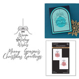 Spellbinders Tied with Cheer Press + Foil Plate & Stencil Bundle