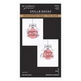 Spellbinders Tied with Cheer Press + Foil Plate & Stencil Bundle