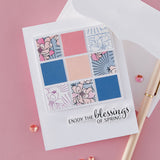 Spellbinders - Radiant Blooms Press Plate & Die Set & Stencil - BetterPress Society February 2026