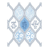 Spellbinders - Teardrop Mosaic Press Plate & Die Set - BetterPress Society March 2026