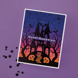 Spellbinders Haunted Hollow Press Plate & Die Set & Stencil - BetterPress Society August 2026