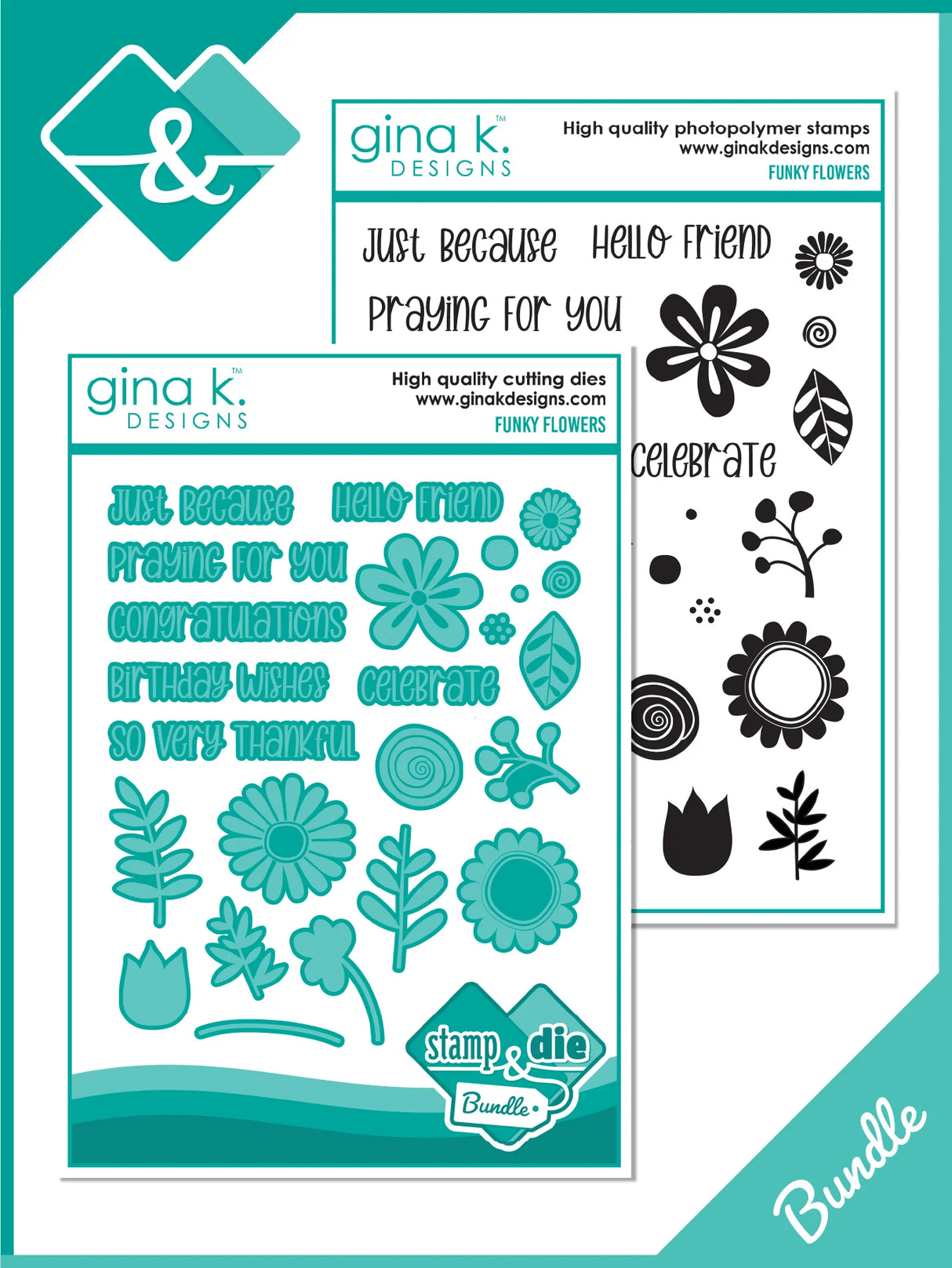 Gina K Designs BUNDLE- Funky Flowers