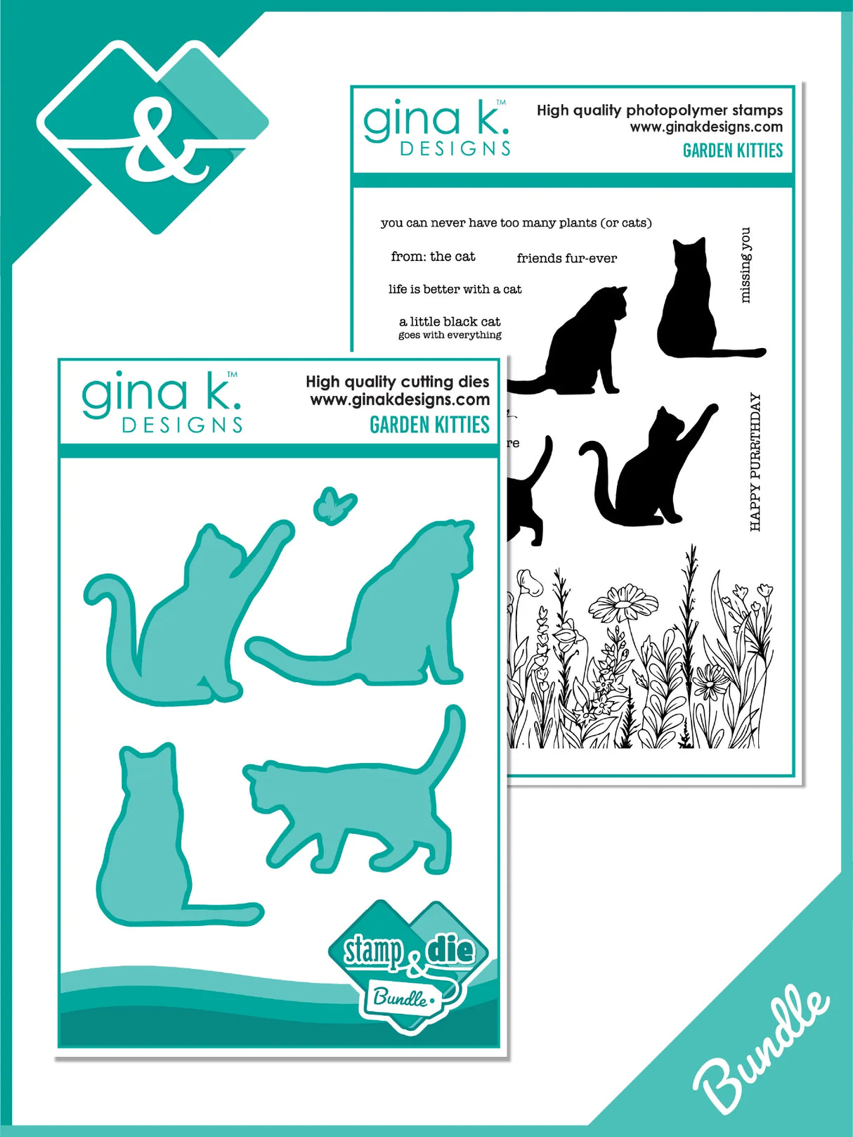 Gina K Designs BUNDLE- Garden Kitties