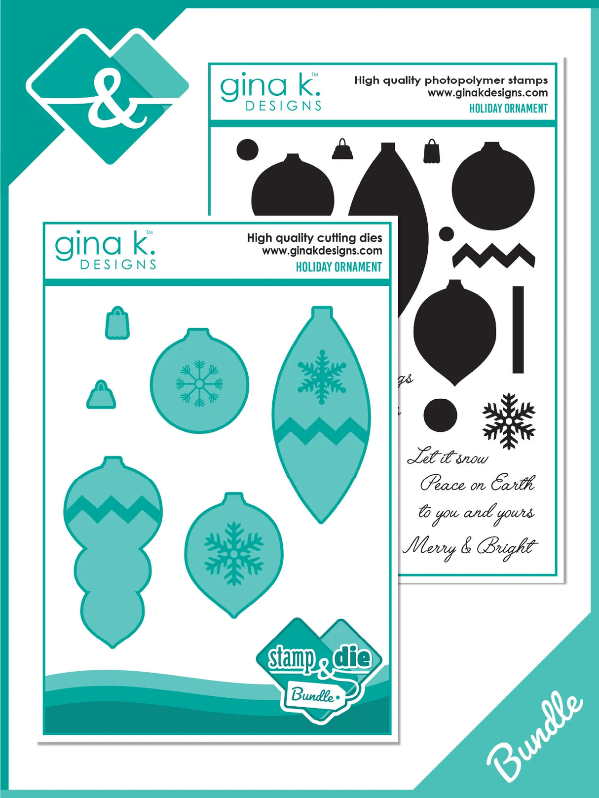 Gina K Designs BUNDLE- Holiday Ornaments