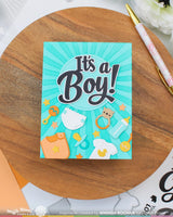 Waffle Flower Baby Announcement Die - 422530