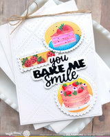 Waffle Flower Craft Bake Me Happy Word Die