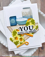 Waffle Flower Craft Baked with Love Sentiments Combo