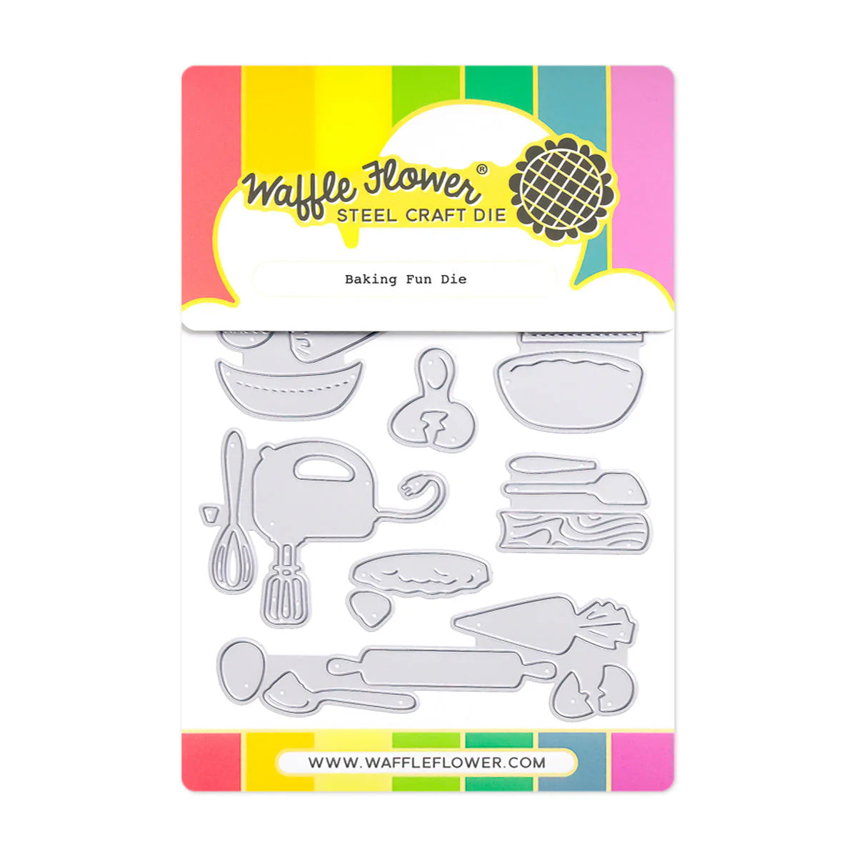 Waffle Flower Craft Baking Fun Die