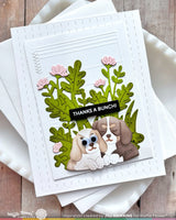 Waffle Flower Craft Basketful of Puppies Die-n-Stencil