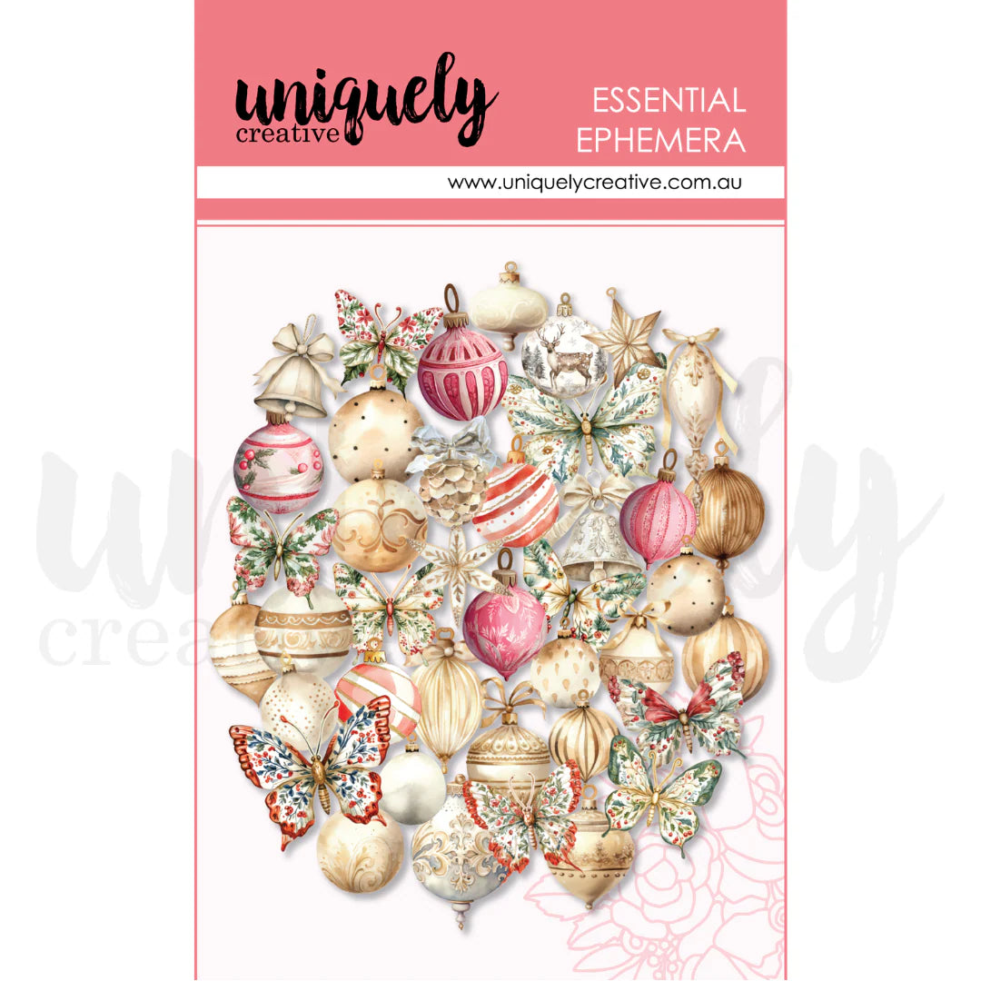 Uniquely Creative Baubles & Butterflies Ephemera