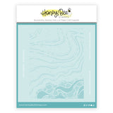 Honey Bee Beach Break - Set of 2 Coordinating 6x6" Stencil