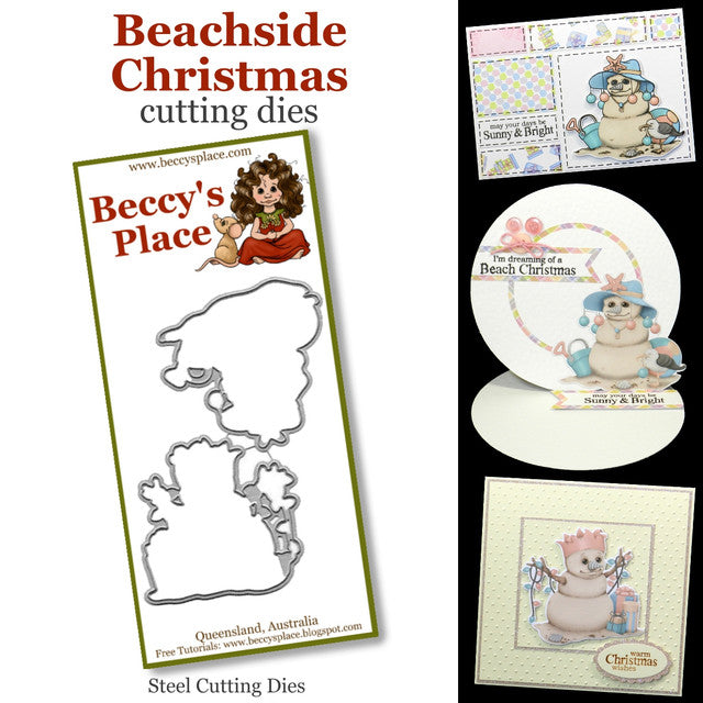 Beccy's place Beachside Christmas cutting dies