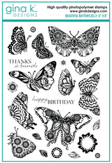 Gina K Designs Bundle- BEAUTIFUL BUTTERFLIES 2 - Retired