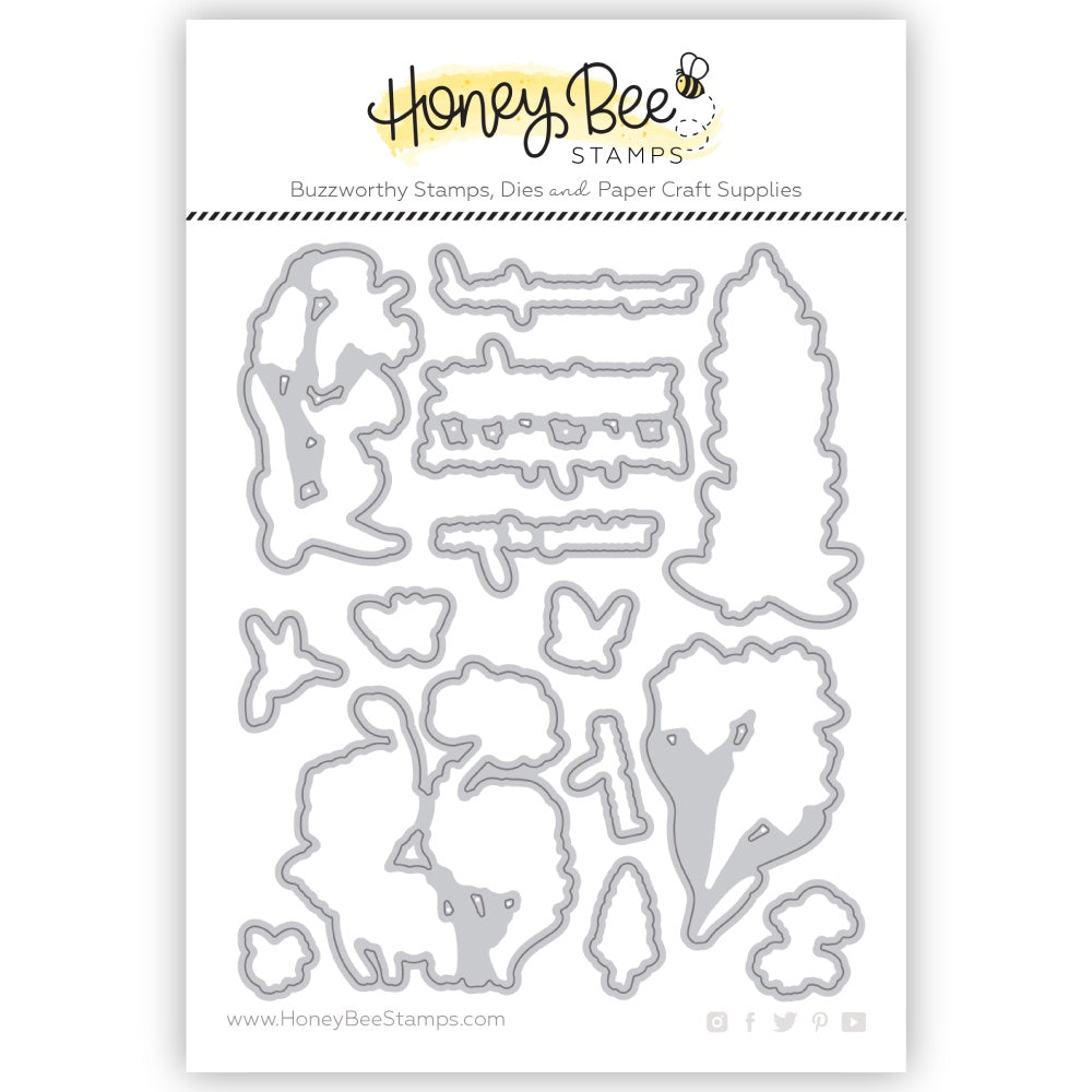 Honey Bee Stamps Bees & Bonnets - Honey Cuts