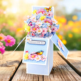 Katy Sue Designs White Pop Up Box Cards & Envelopes 140×200mm (Pack of 12)