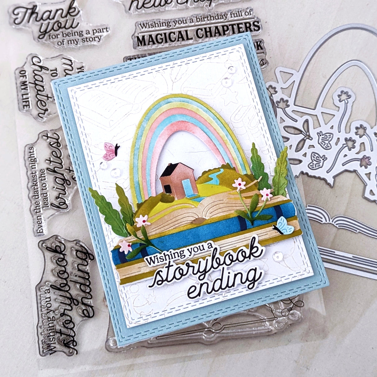 Pinkfresh Studio Nature's Narrative die & Stencil Bundle