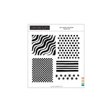 Concord & 9th Big Happy Patterns Stamp Set (6 x 6)