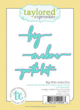 Taylored Expressions Big Wish Cling & Clear Stamp Combo with Big wish and add on die