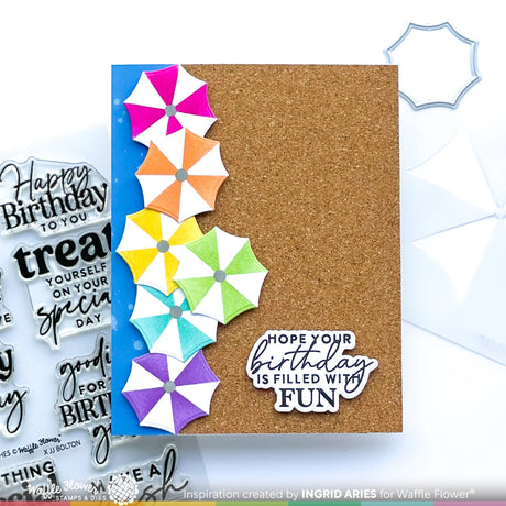 Waffle Flower Craft Birthday Wishes Combo