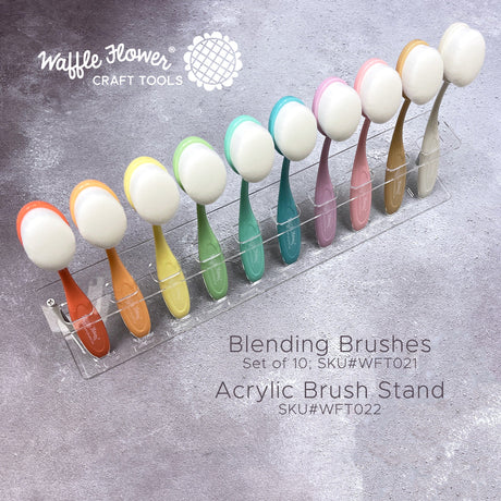 Waffle Flower Crafts Blending Brushes