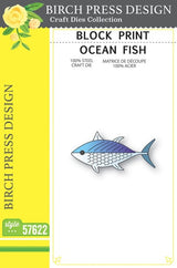 Birch Press Design Block Print Ocean Fish