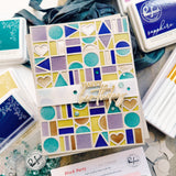 Pinkfresh Studio Block Party Coverplate Die/ Stencil Bundle