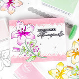 Pinkfresh Studio Bloom & Buds Stamp / Die / Stencil Bundle